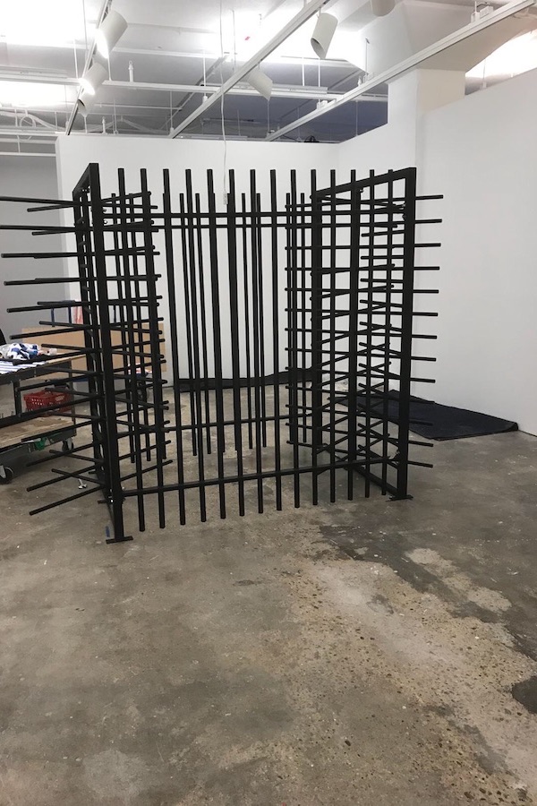 Metal Art Turnstile Installation